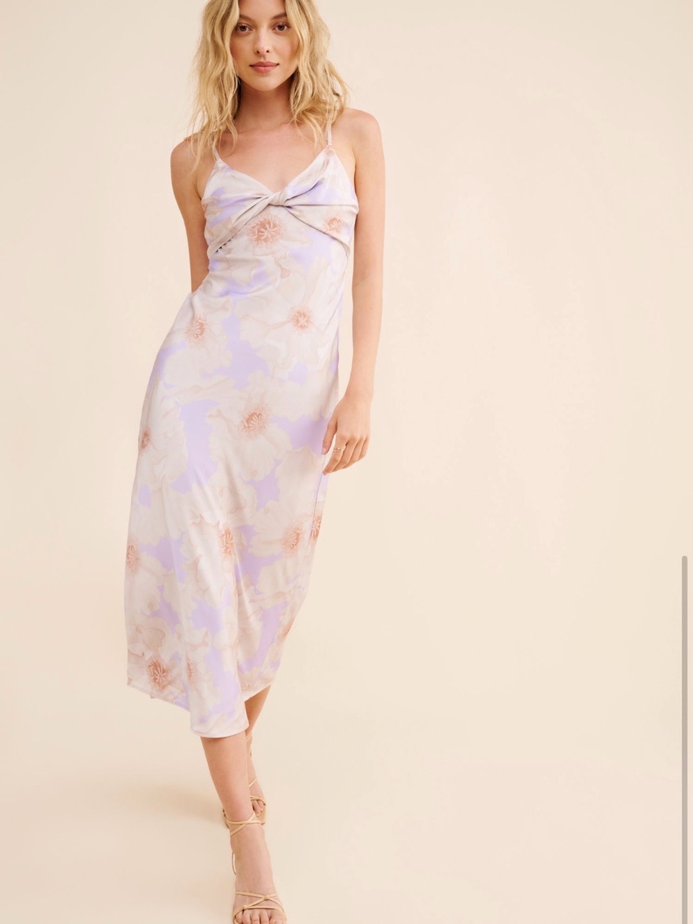 Lavender slip dress